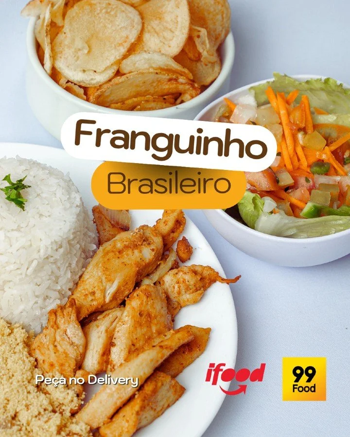 Franguinho Brasileiro: o combo mais econ&ocirc;mico do seu almo&ccedil;o

Um delicioso franguinho brasileiro, acompanhado de 2 guarni&ccedil;&otilde;es de 150 g cada e suco natural.

S&atilde;o 600 g de comida + 300 g de guarni&ccedil;&otilde;es, tot