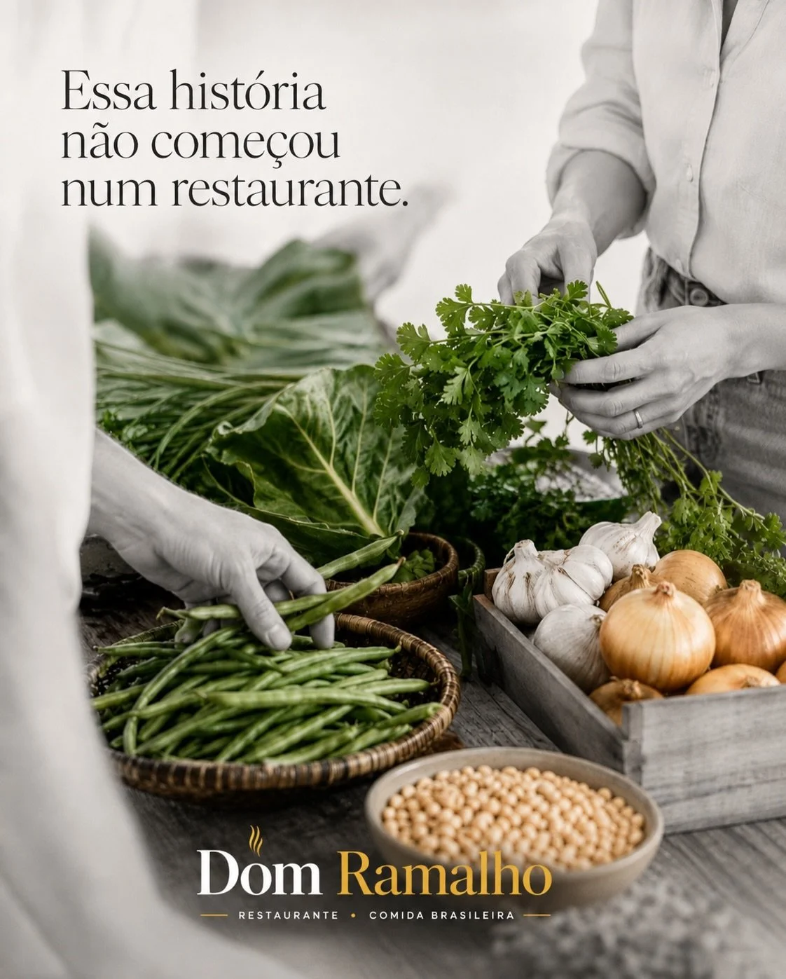 Na Fam&iacute;lia Ramalho, comida sempre significou mais do que colocar um prato na mesa. Significa ingrediente de verdade, cuidado no preparo, panela no fogo, fartura e gente bem recebida.

Foi esse jeito de entender comida que atravessou gera&ccedi