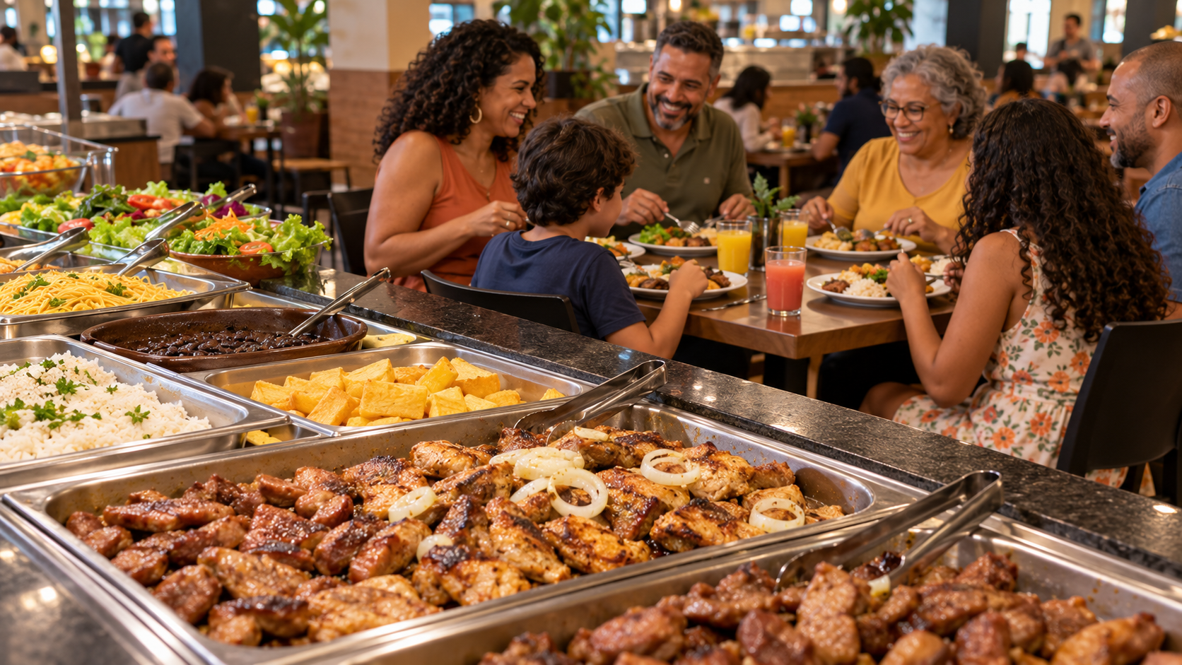 Buffet em Brasília para famílias e grupos | Dom Ramalho