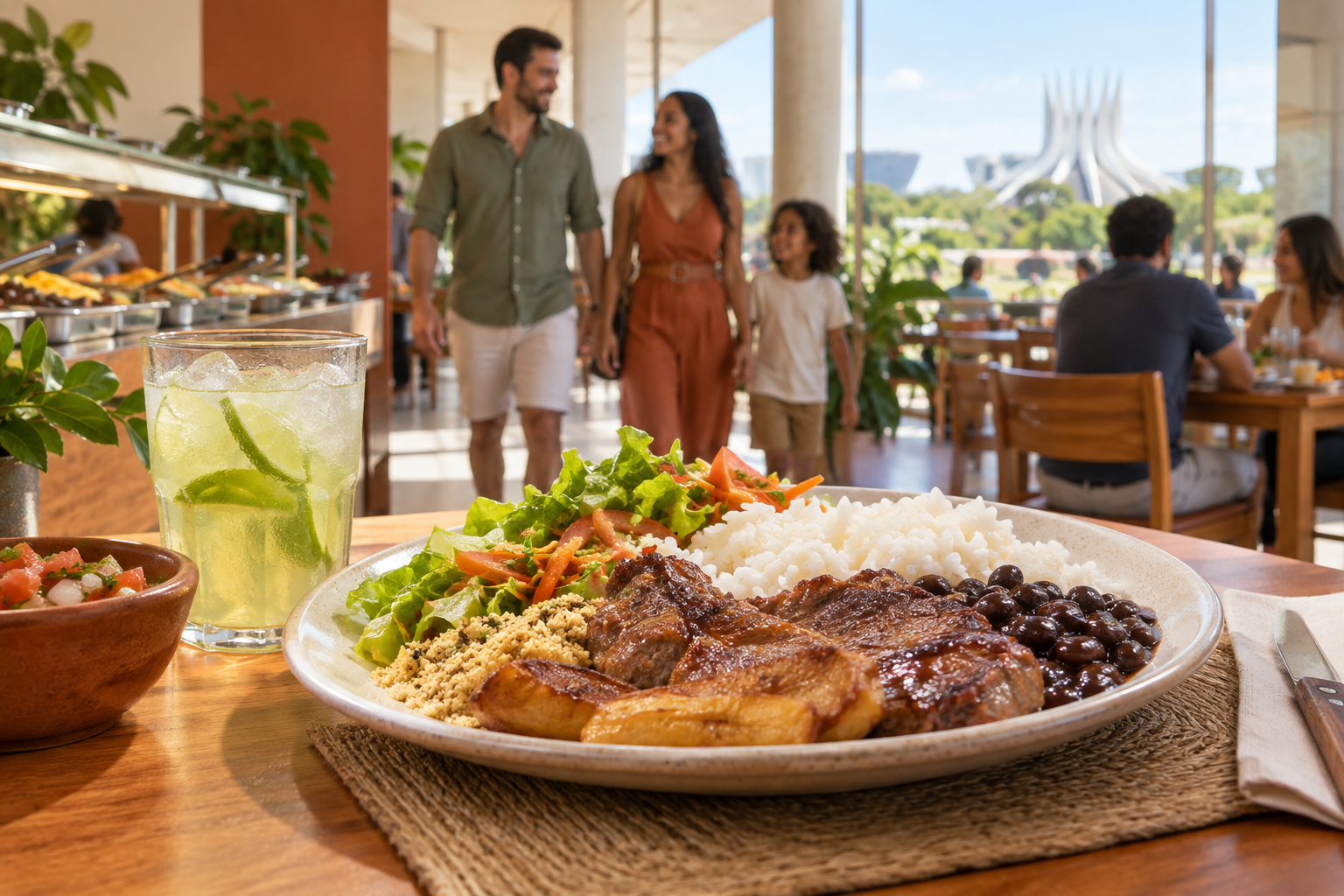 Perto do ParkShopping, o almoço pode ser mais simples