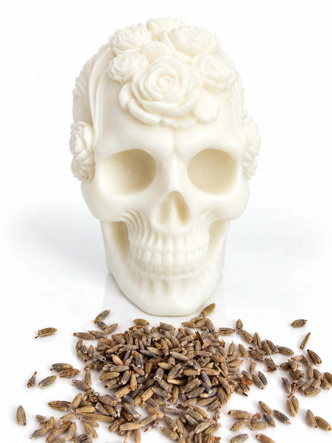Luxurious Goats Milk & Lavender Essential Oil Soap Skeleton Head