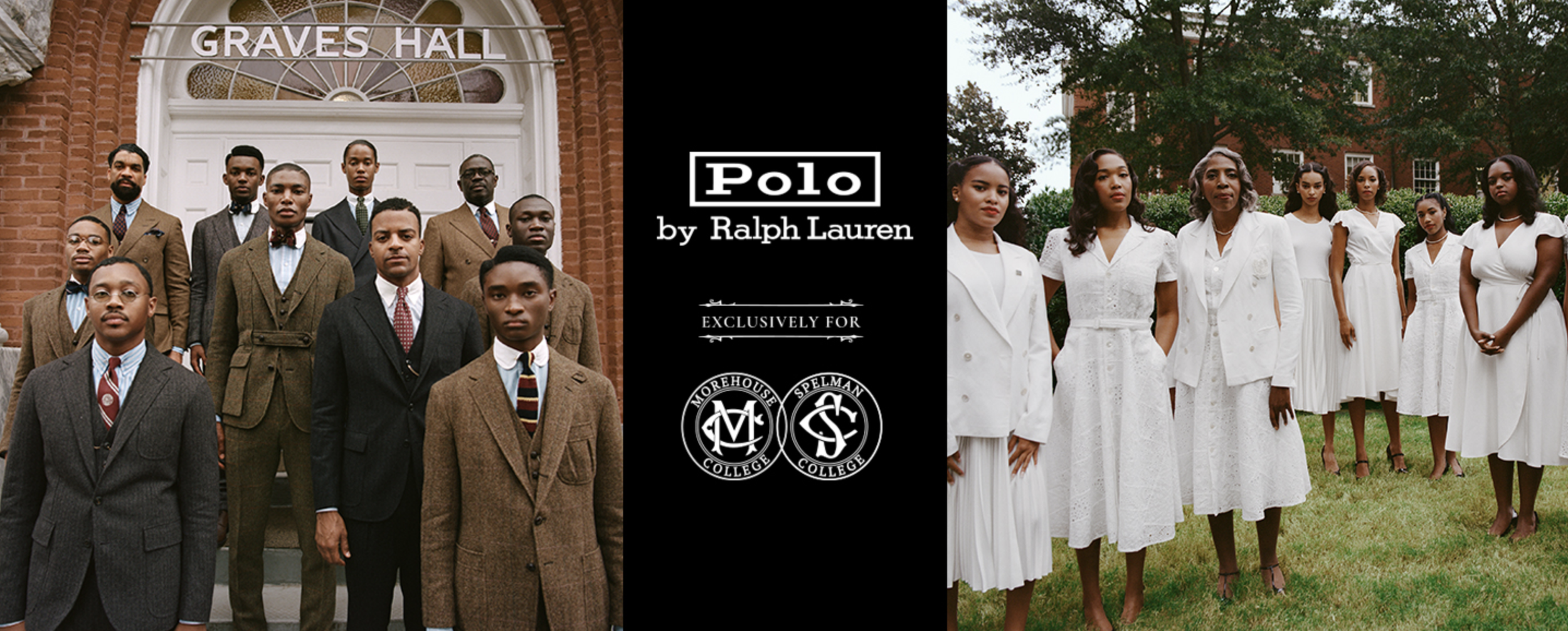 PRL x HBCUs - Polo Ralph Lauren introduces two collections that build upon its Historic Partnership with Morehouse and Spelman Colleges. Honoring the rich history and sartorial traditions of both historically Black colleges, the collection reflects t