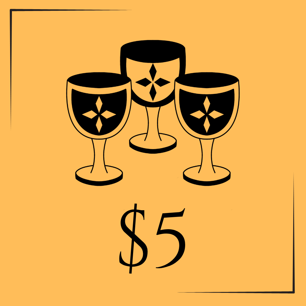 Donate to Three of Cups-$5