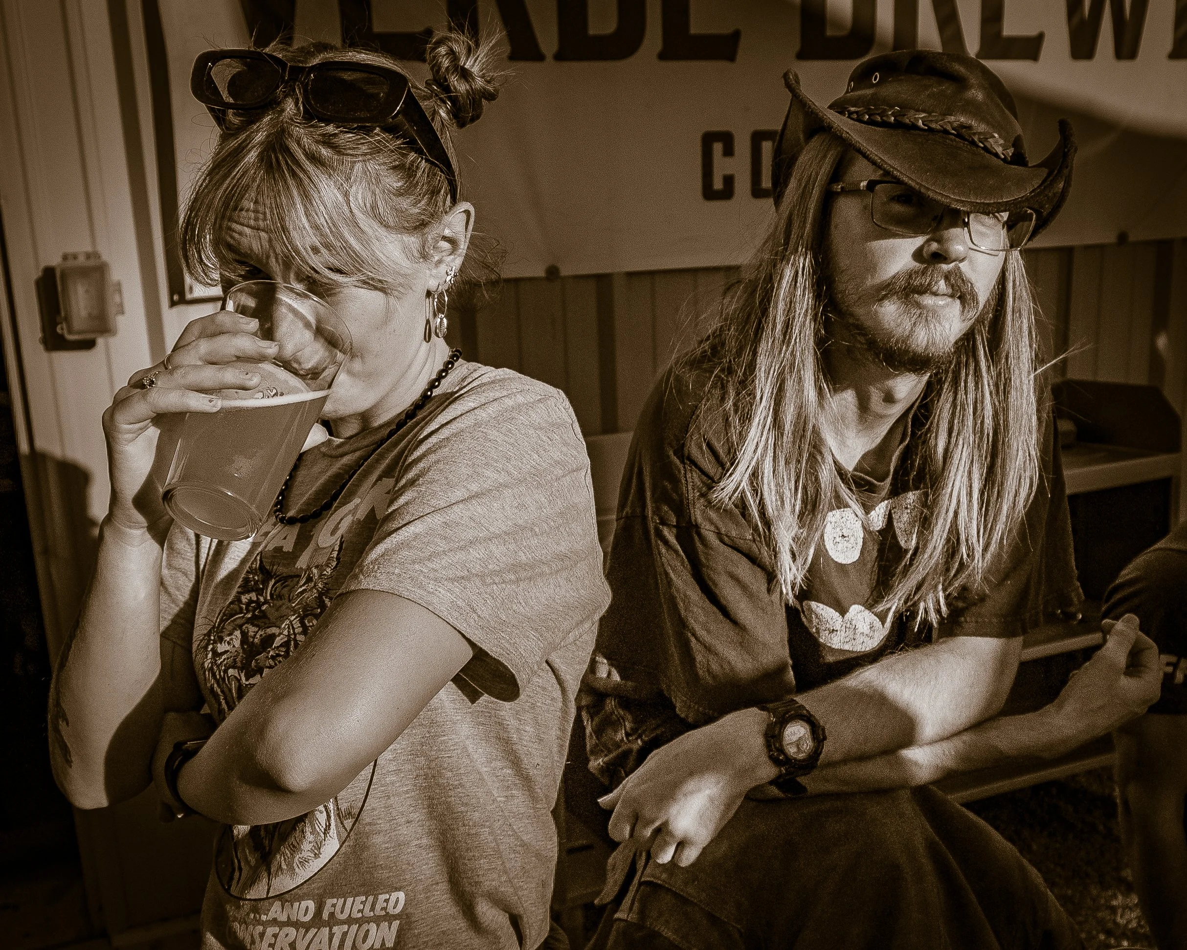 cowboy and street girl