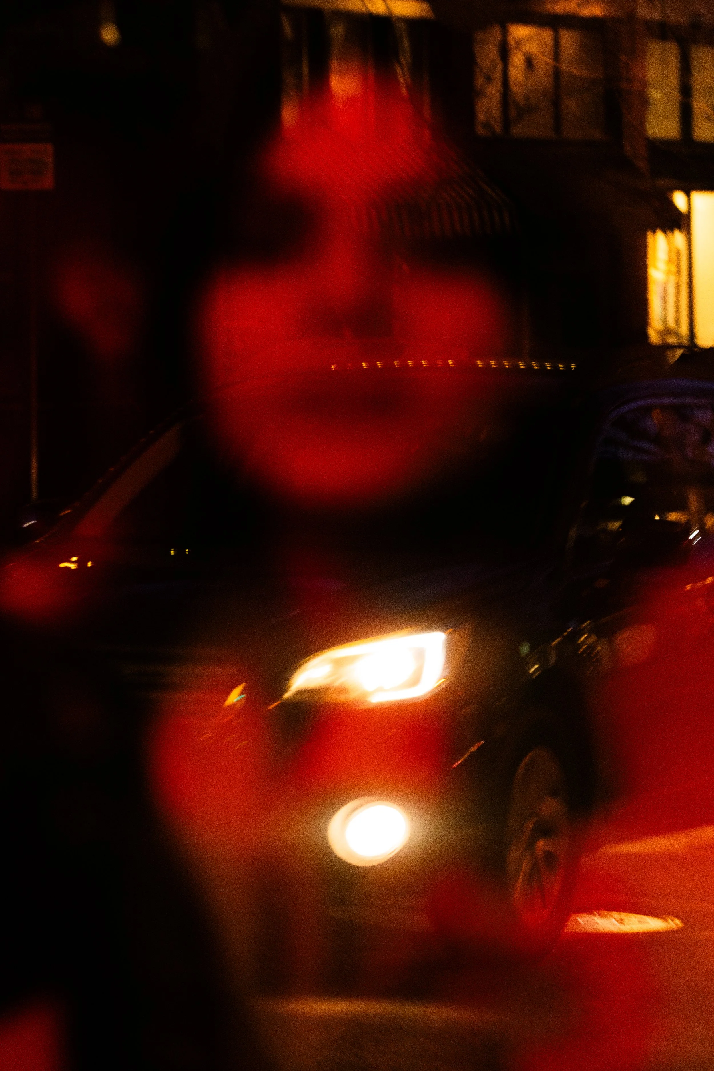 reflection of woman