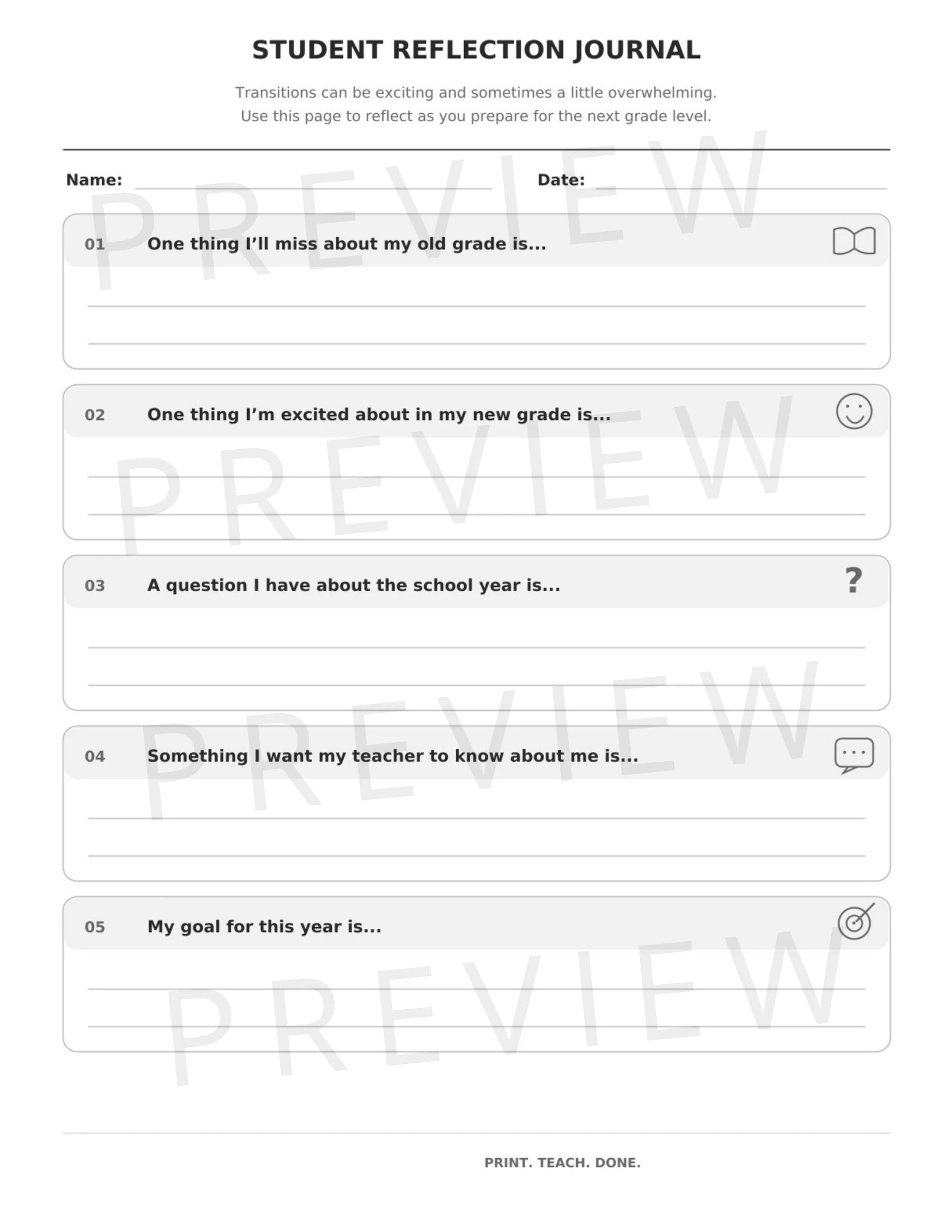 PrintTeachDone_Student_Reflection_Journal.jpg