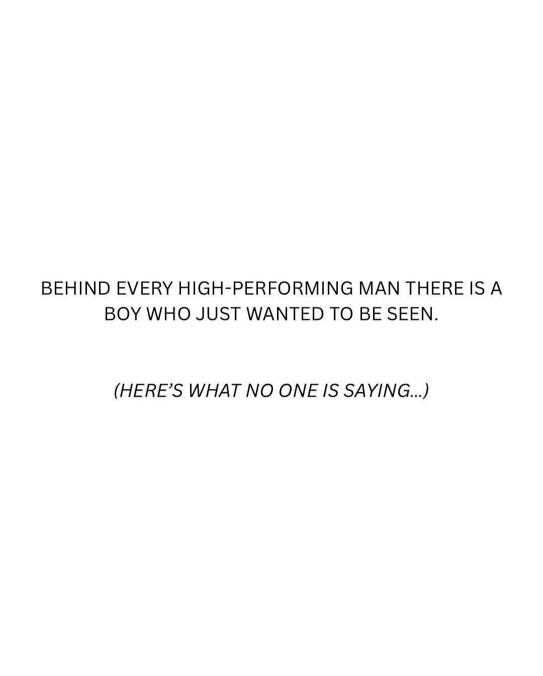There was a time when I thought success would fix it.
The praise, the body, the career, all of it.
But I still felt off.
Like I was playing a role in a life that looked good but didn’t feel like mine.
That’s when I realized:
Performance