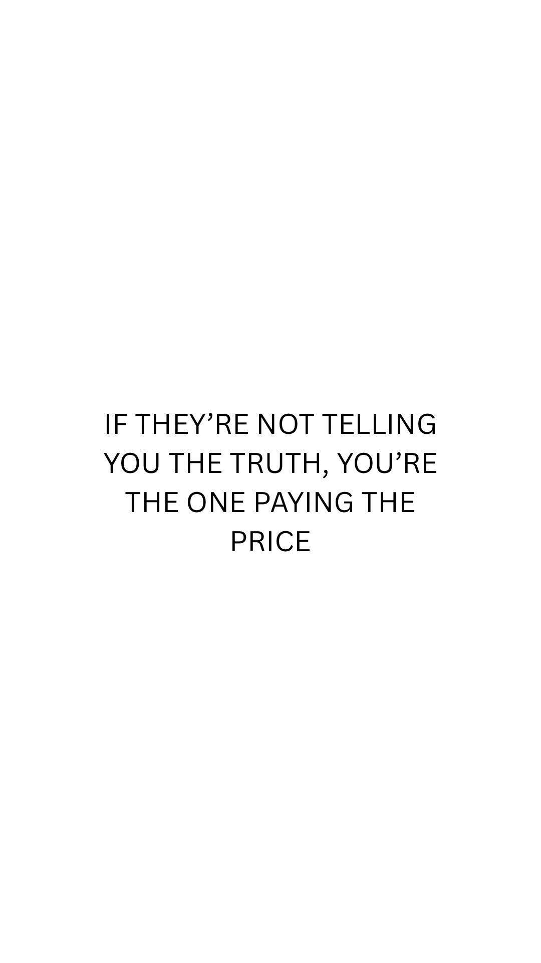 They don’t just hide the truth to protect themselves
They hide it to control the version of you they’re comfortable with.
When people won’t give you honesty,
They’re not just avoiding discomfort
They’re outsourcing th