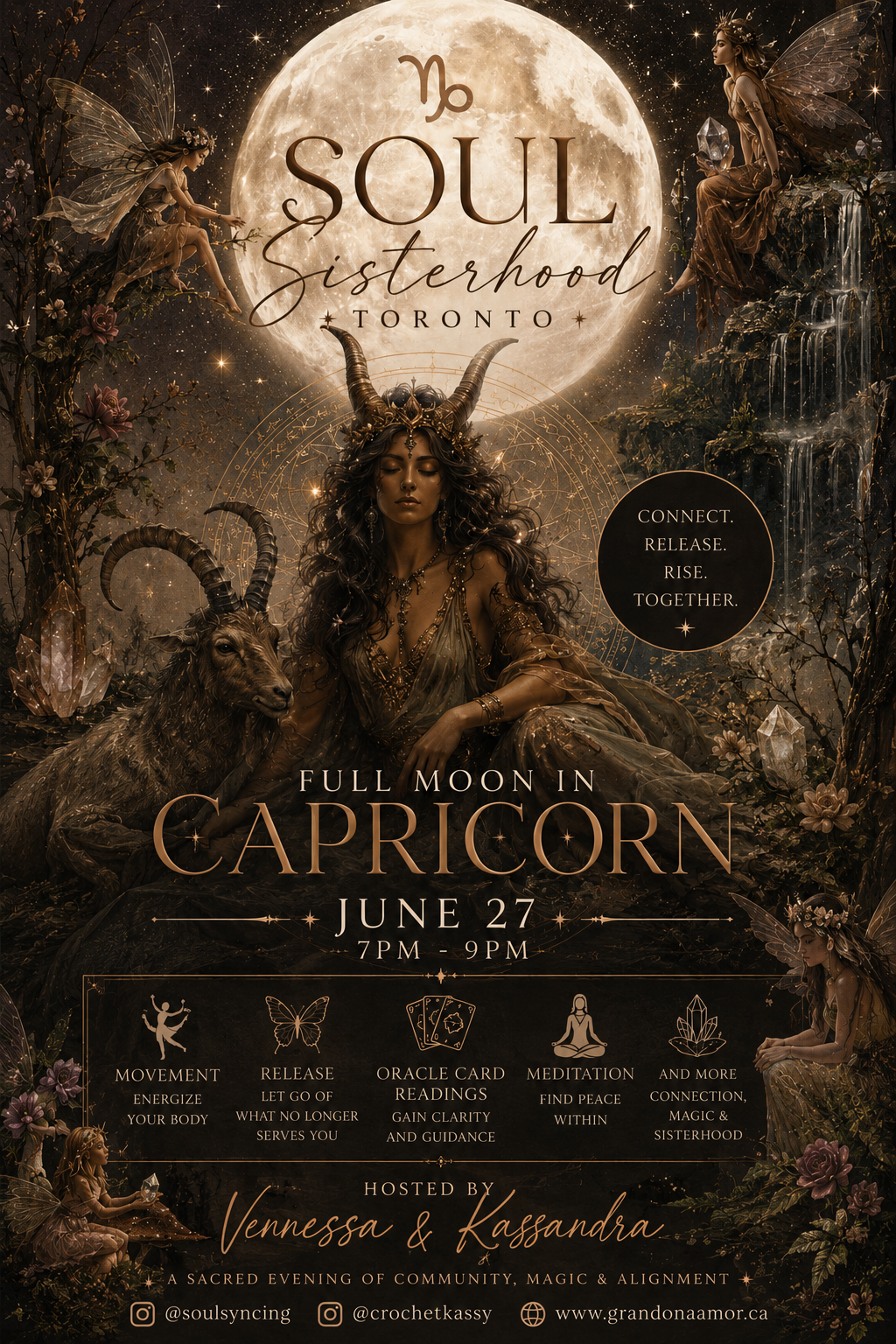 Soul Sisterhood Toronto Circle - Full Moon in Capricorn 
