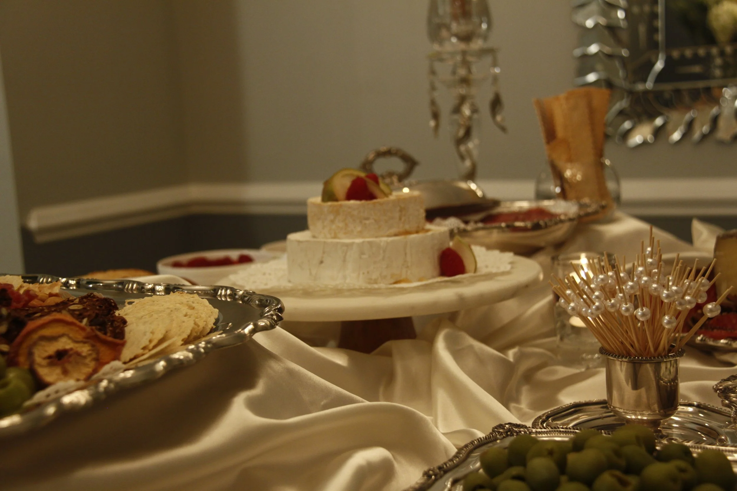 navy blue-gold-theme-birthday-party-birthday cake-guitar-classic-timeless-backdrop-balloons decoration-event-event planner-classic appetizer table design-2025appetizer table design-silver-timeless-flower design-elegant table decoration