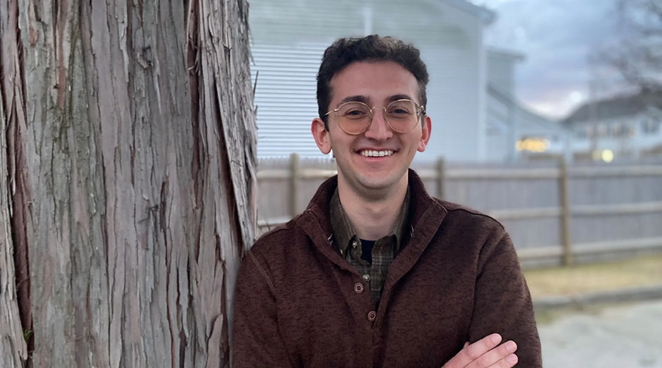 Salve Regina University / Cultural and historic preservation major Zachary Russell registers childhood home as historic