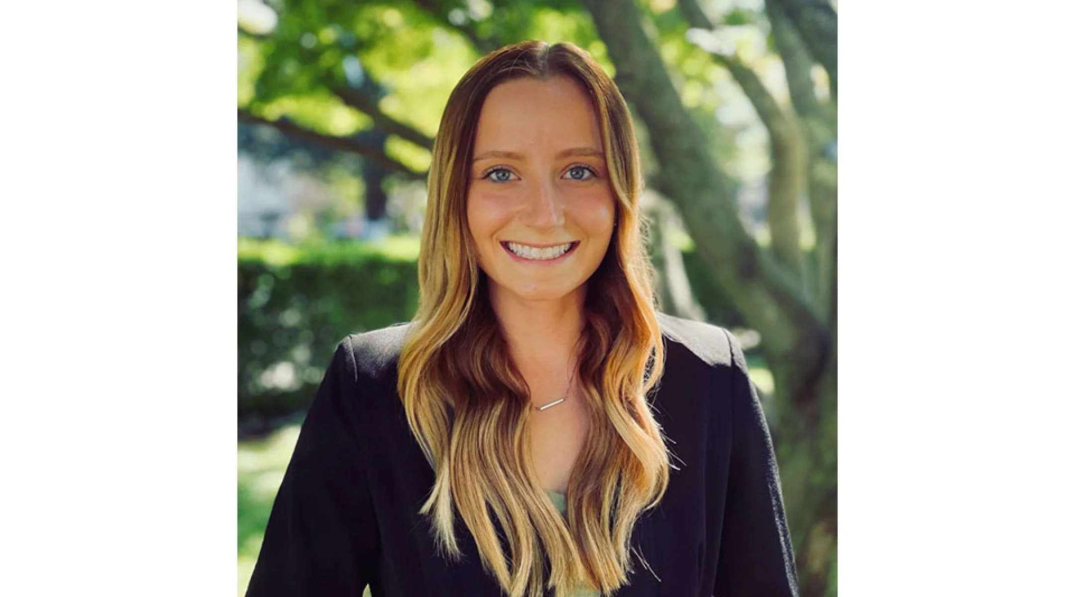 Salve Regina University / Morgan Shuey '23 is completing a master's in healthcare administration