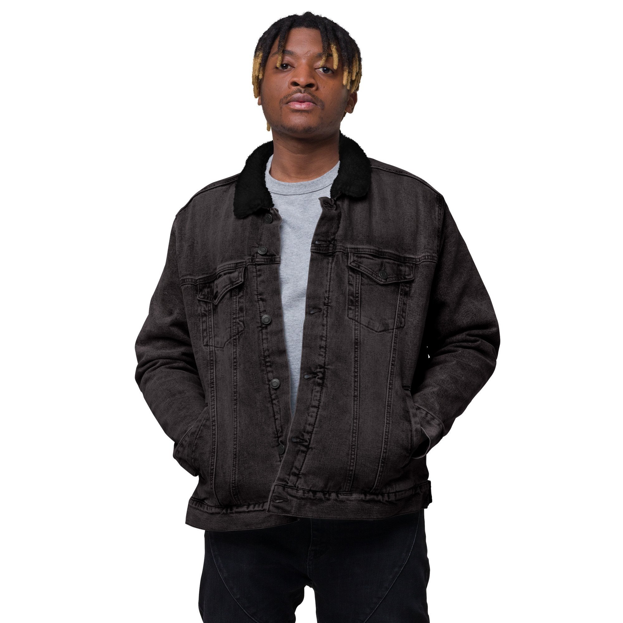 unisex-sherpa-denim-jacket-black-denim-front-680d2fb4ebce4.jpg