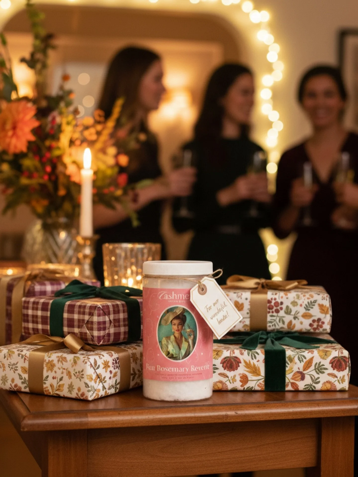 For fall gatherings that deserve something unexpected. 🍐✨

Pear Rosemary Reverie &mdash; artisan cotton candy with notes of pear, rosemary, sparkling wine, and a touch of lemon. Beautifully packaged for the perfect hostess gift 🎁