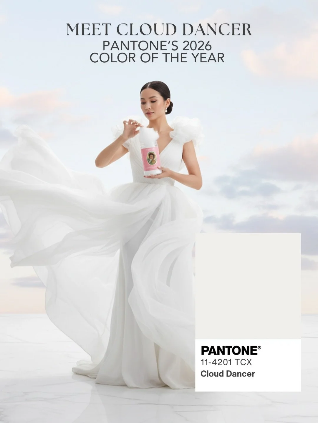 Meet Cloud Dancer &mdash; Pantone&rsquo;s 2026 Color of the Year.
Or as we like to say at Cashmere Cotton Candy&hellip;
the original shade of indulgence. ☁️✨

Our dye-free cotton candy has always lived in this dreamy, cloud-soft hue&mdash;
elegant, a