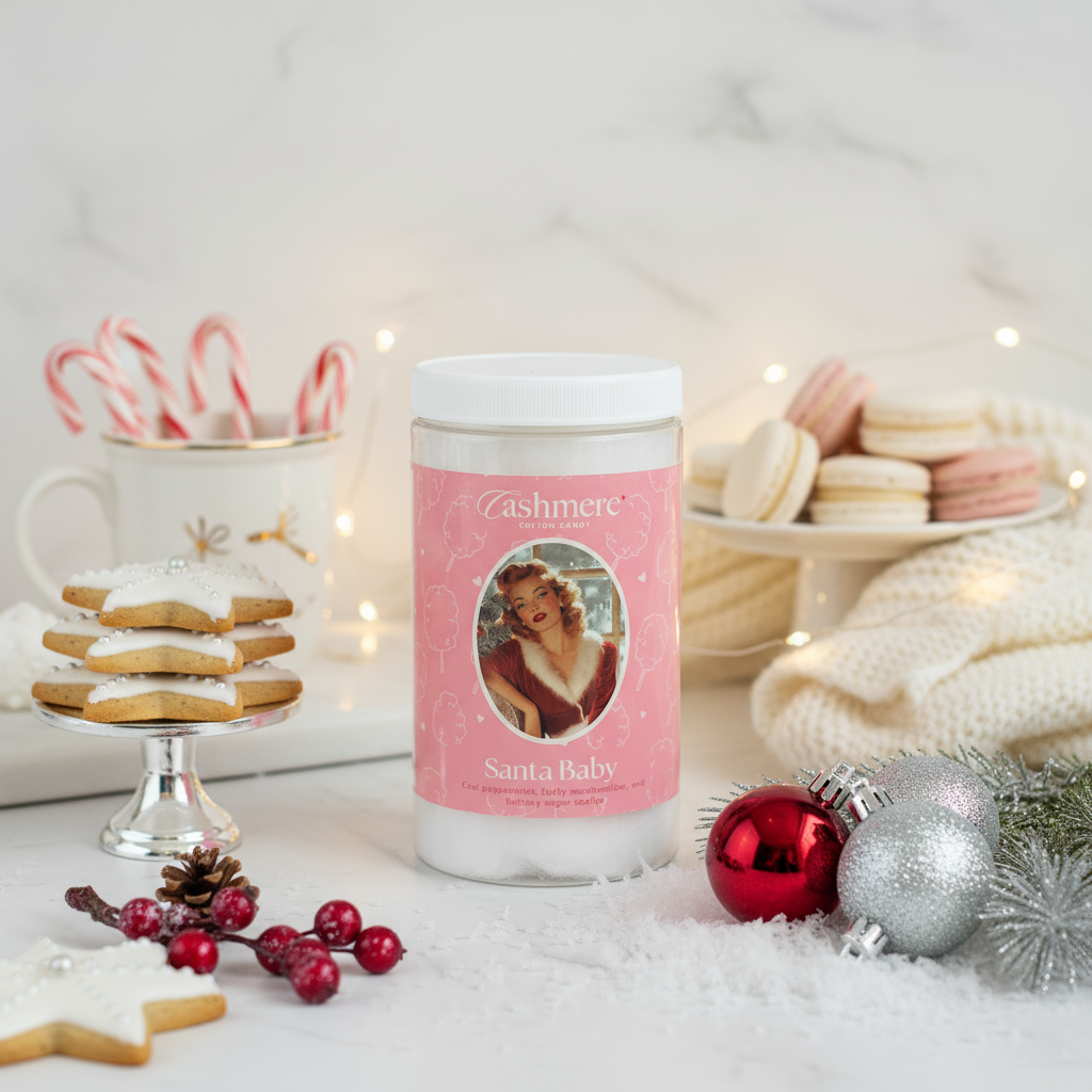 Dessert-inspired cotton candy