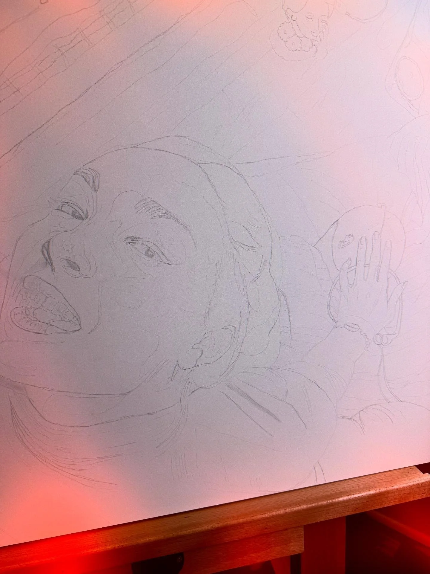 I&rsquo;ve been pretty quiet on here with making art. Trying to learn traditional oil painting means lots of boring studies (and it&rsquo;s been a rough transition for me😭🫠). 

I decided that I&rsquo;m finally making a painting that&rsquo;s really 