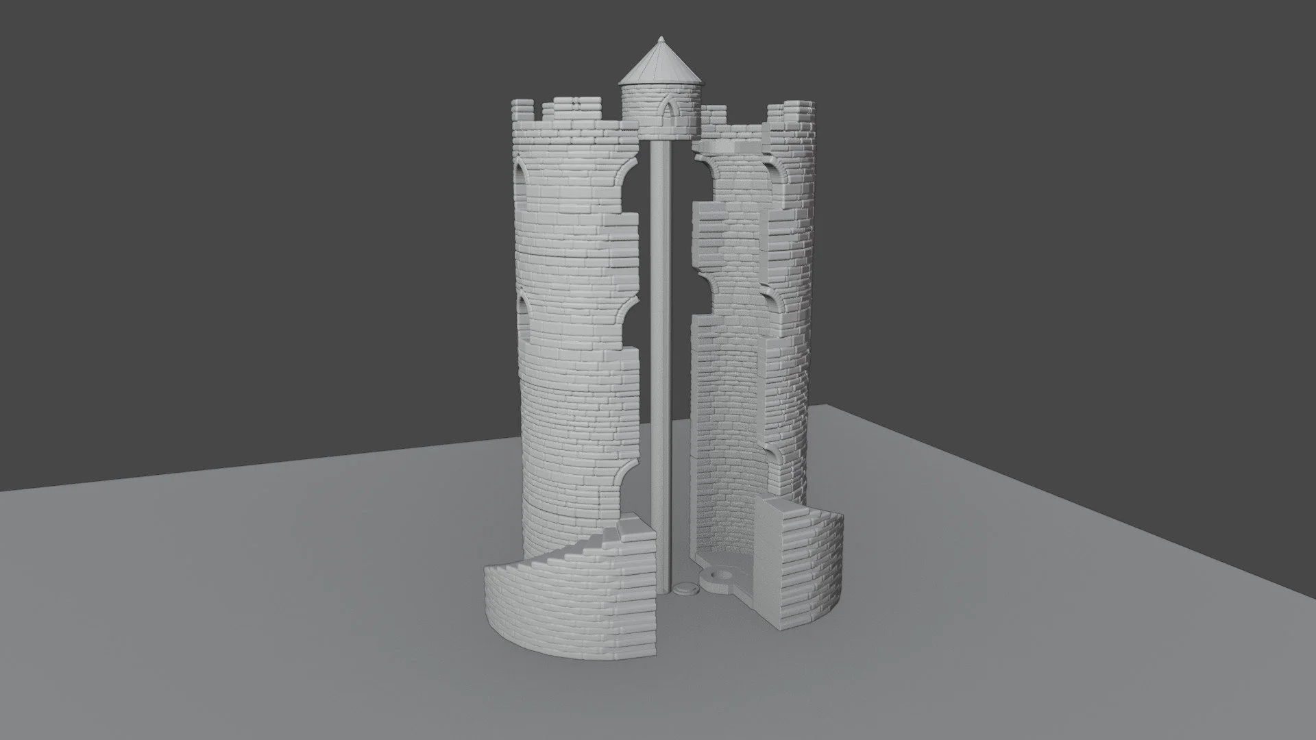 Castle Scroll Structure-College Project.