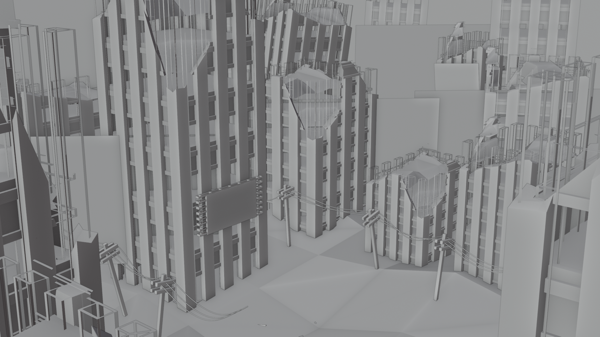 Abandoned Cityscape-Hobbie Build.