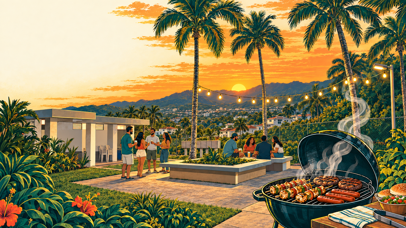 SUNSET BBQ