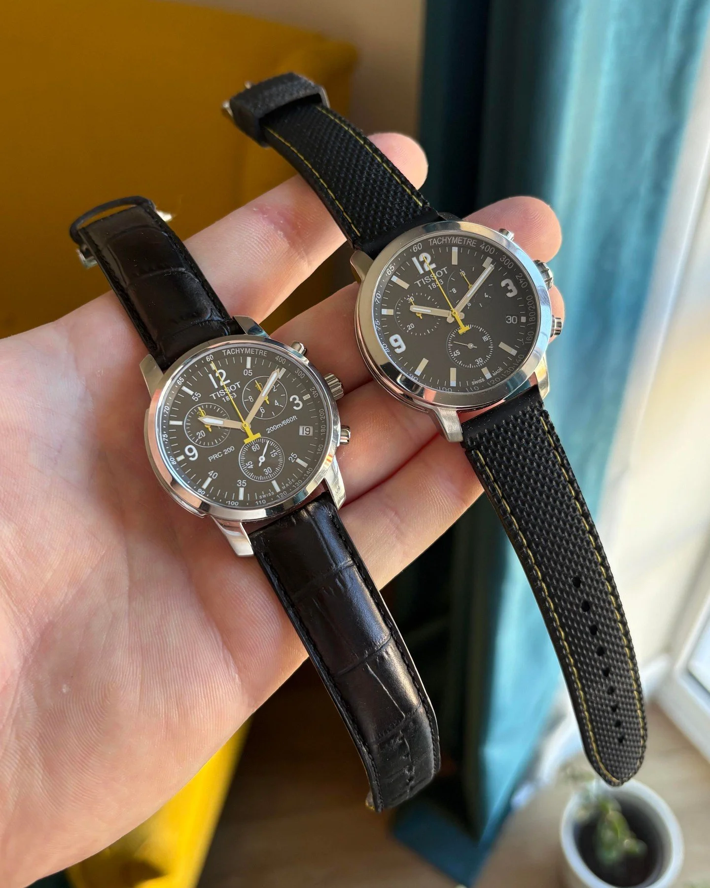 ⌚️ Double the style, double the history &mdash; two Tissot PRC 200 models side by side.

⚡ Iconic sport chronograph design
📏 200m water resistance
⏱️ Swiss precision quartz movement
💷 Both available for just &pound;195 each

🌐 Shop now at watchmee