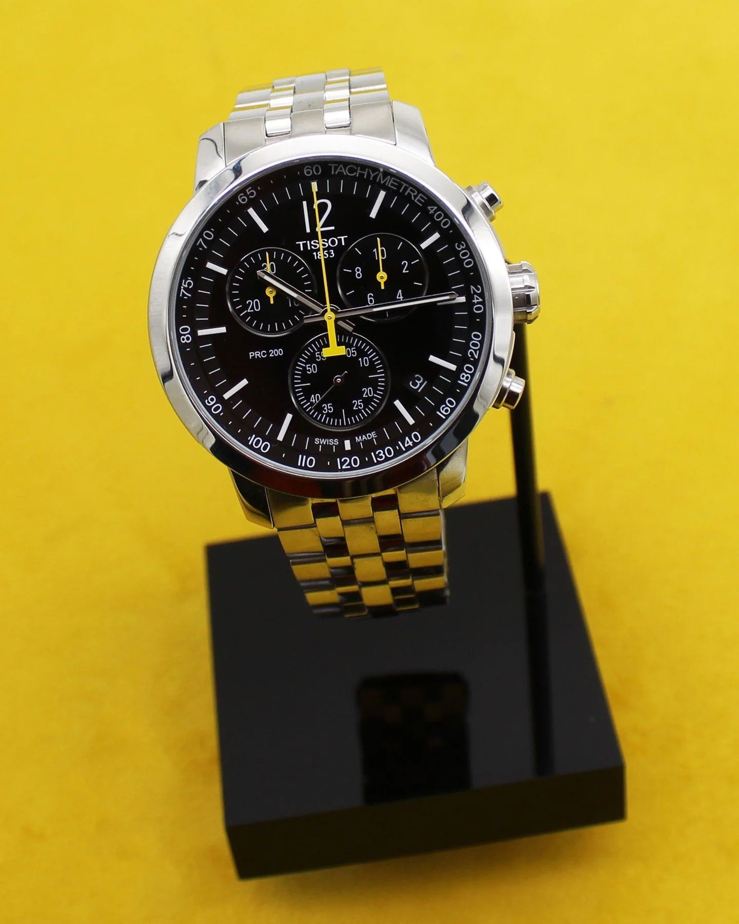 ⏱️ Tissot PRC 200 Chronograph &ndash; Ref. T114.417.11.057.00

This piece is in excellent condition, with only minimal signs of use. The sapphire crystal is flawless, and all chronograph functions work perfectly.

💷 Available now for &pound;250

Sho