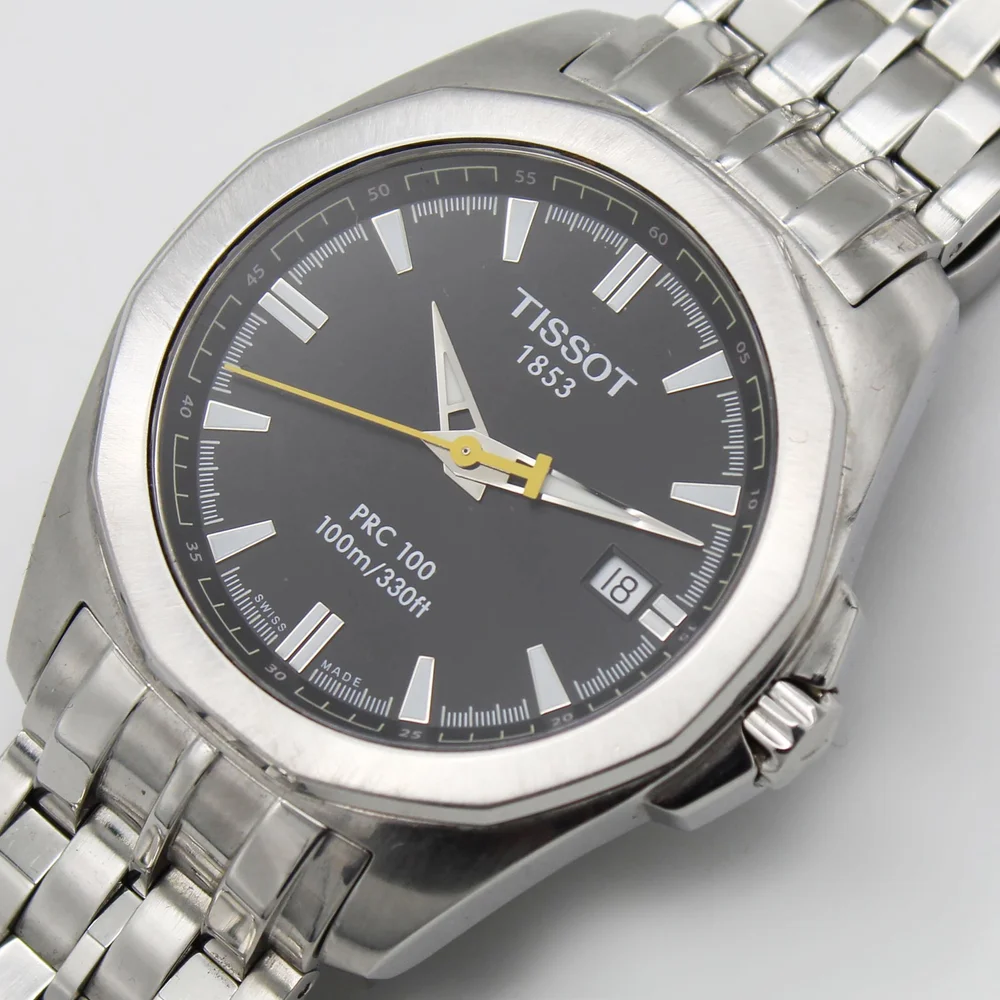 Tissot 1853 Prc 100 Titanium 100m 330ft Men's Tissot PRC 100 Black —