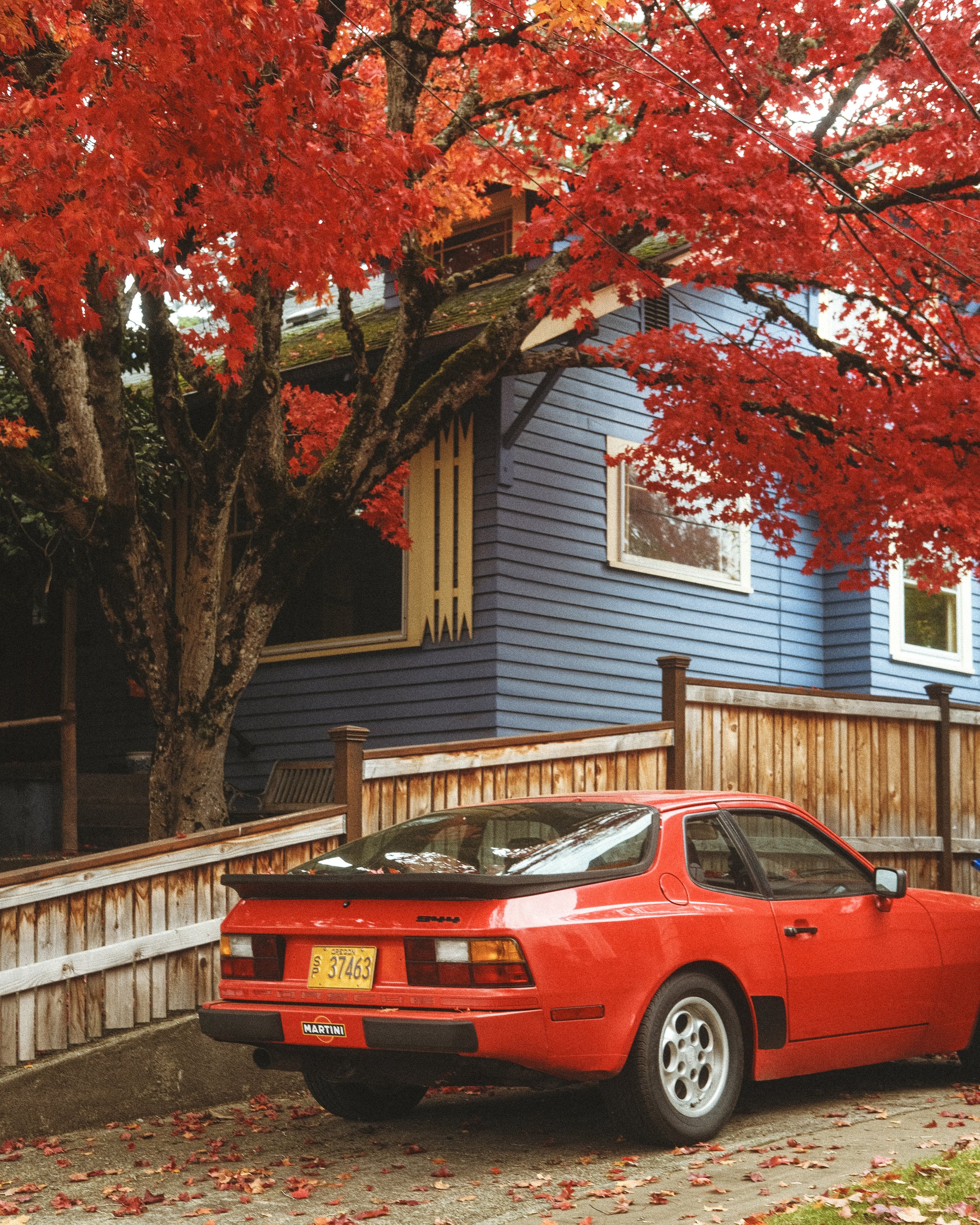 Red car. Portland 2024