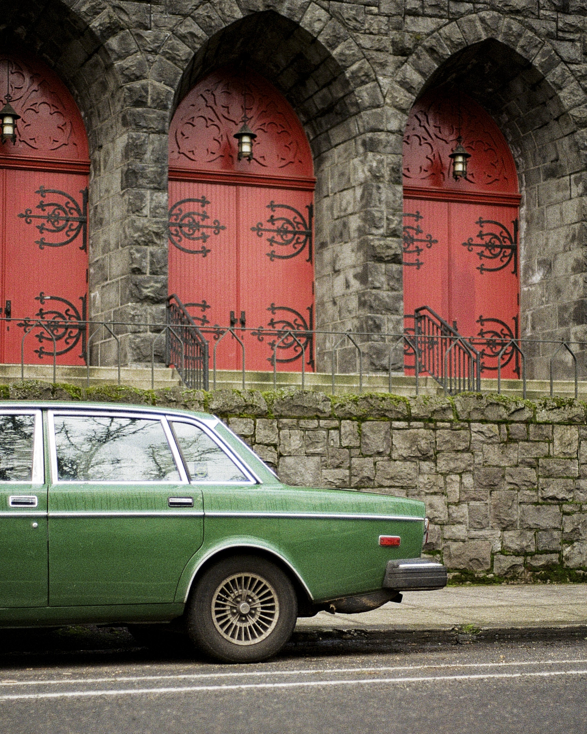 Green car. Portland 2023