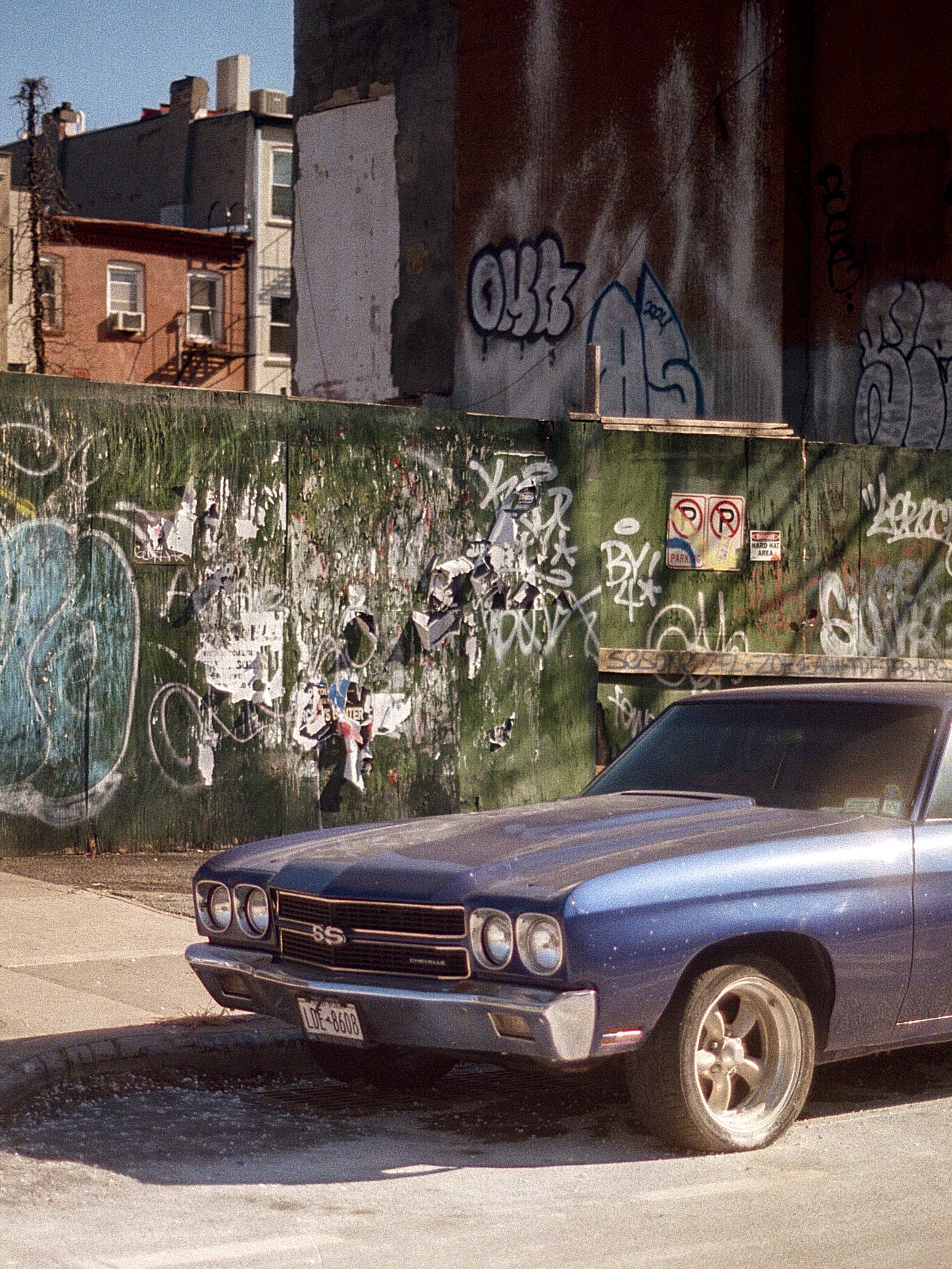 Blue car. Brooklyn 2024