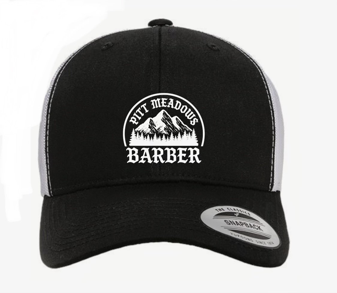 Pitt Meadows Barber Logo Hat