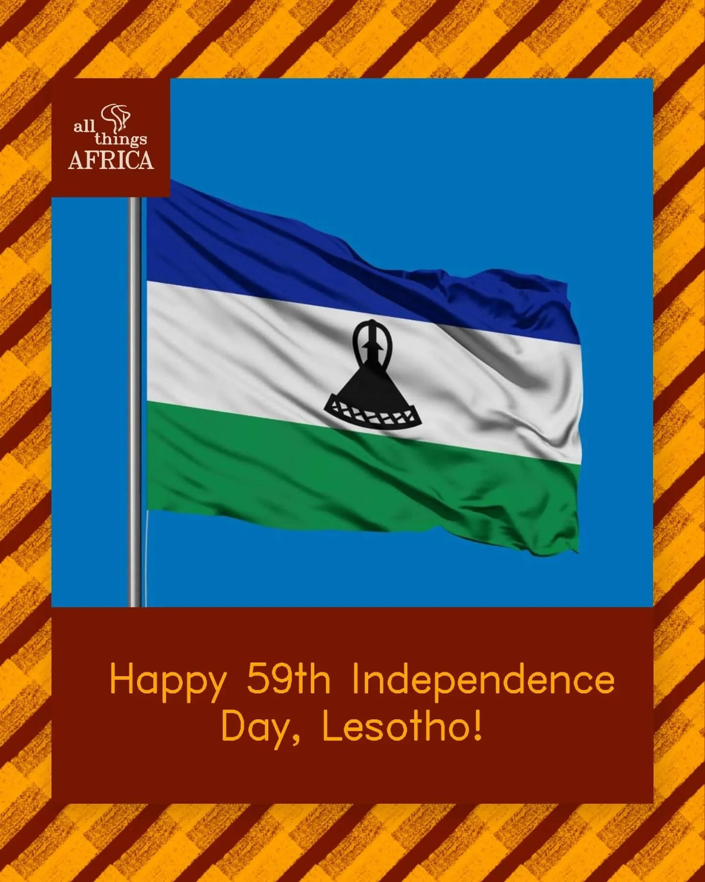 Happy Independence Day, Lesotho! 🇱🇸

On this day in 1966, the &ldquo;Kingdom in the Sky&rdquo; won its independence from Britain. From the fortress of Thaba Bosiu, where Moshoeshoe I built a nation, to the raising of the blue, white, and green flag
