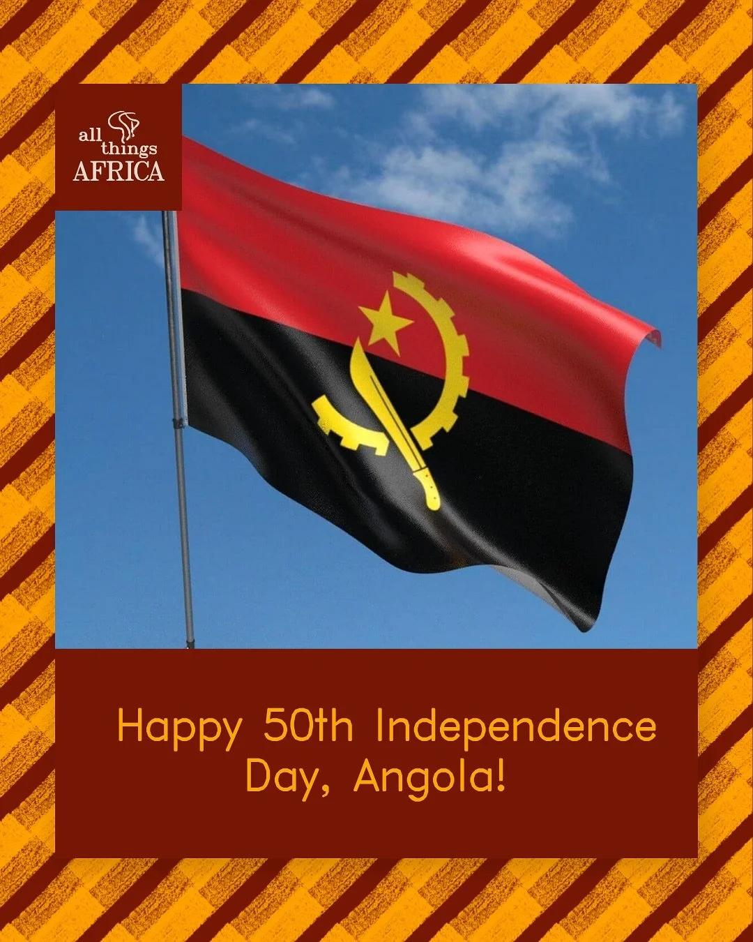 Happy Independence Day, Angola! 🇦🇴

On this day in 1975, after nearly five centuries of Portuguese rule, Angola declared its independence under the leadership of Dr. Agostinho Neto and the MPLA. The victory came at a cost, following years of resist