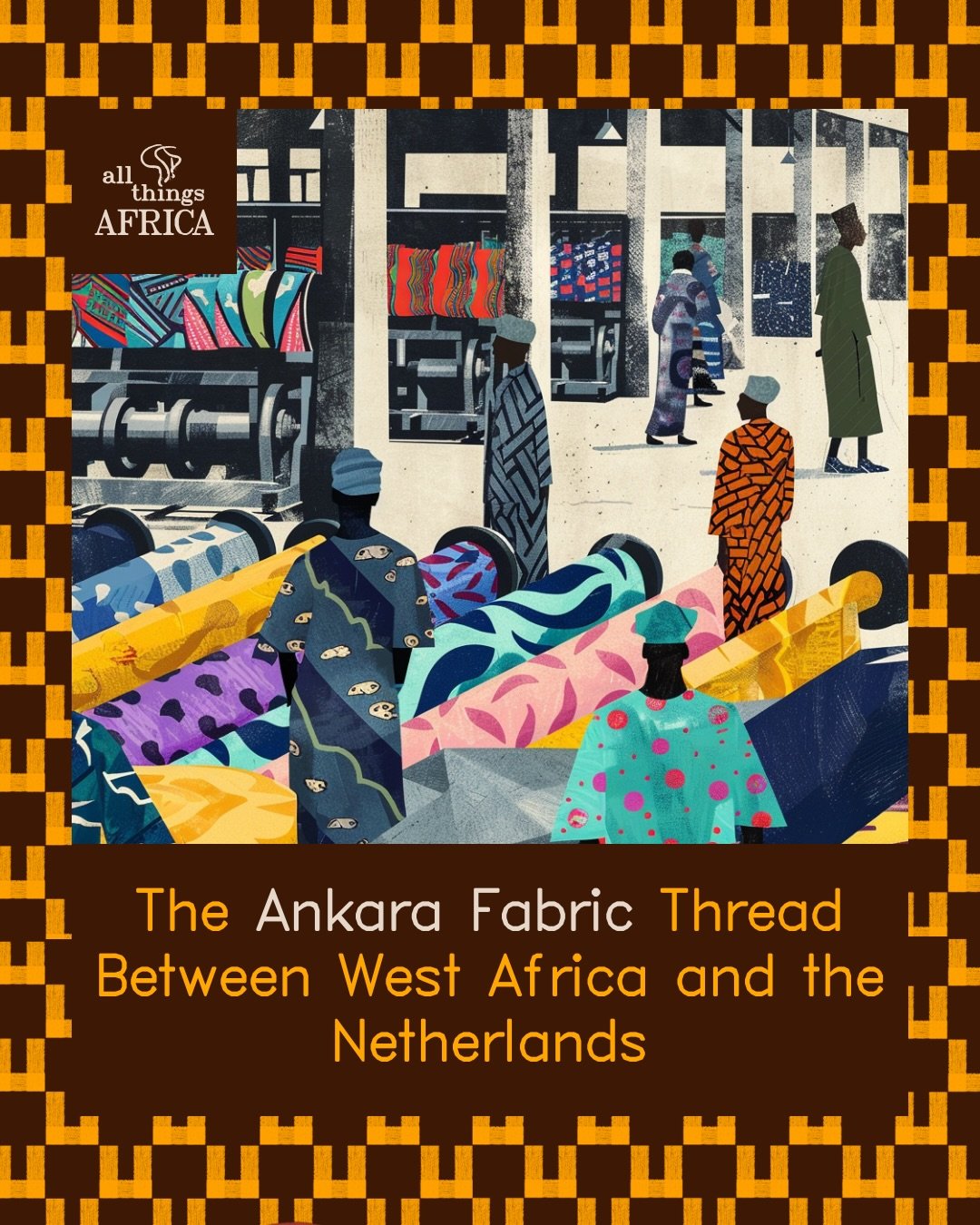 🌍 The Ankara Fabric Thread Between West Africa and the Netherlands

Do you know the origins of Ankara? More than just fabric, Ankara carries centuries of stories across continents. From Indonesian batik to Dutch industrial print and finally into the