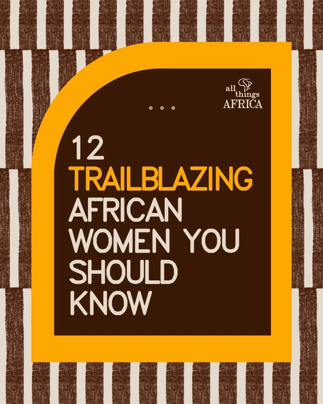 12 Trailblazing African Women You Should Know 🌍

Some women are not waiting for the future; they are building it in real time. Across industries, these women are shaping how Africa is seen, heard, and experienced, designing systems, shifting narrati