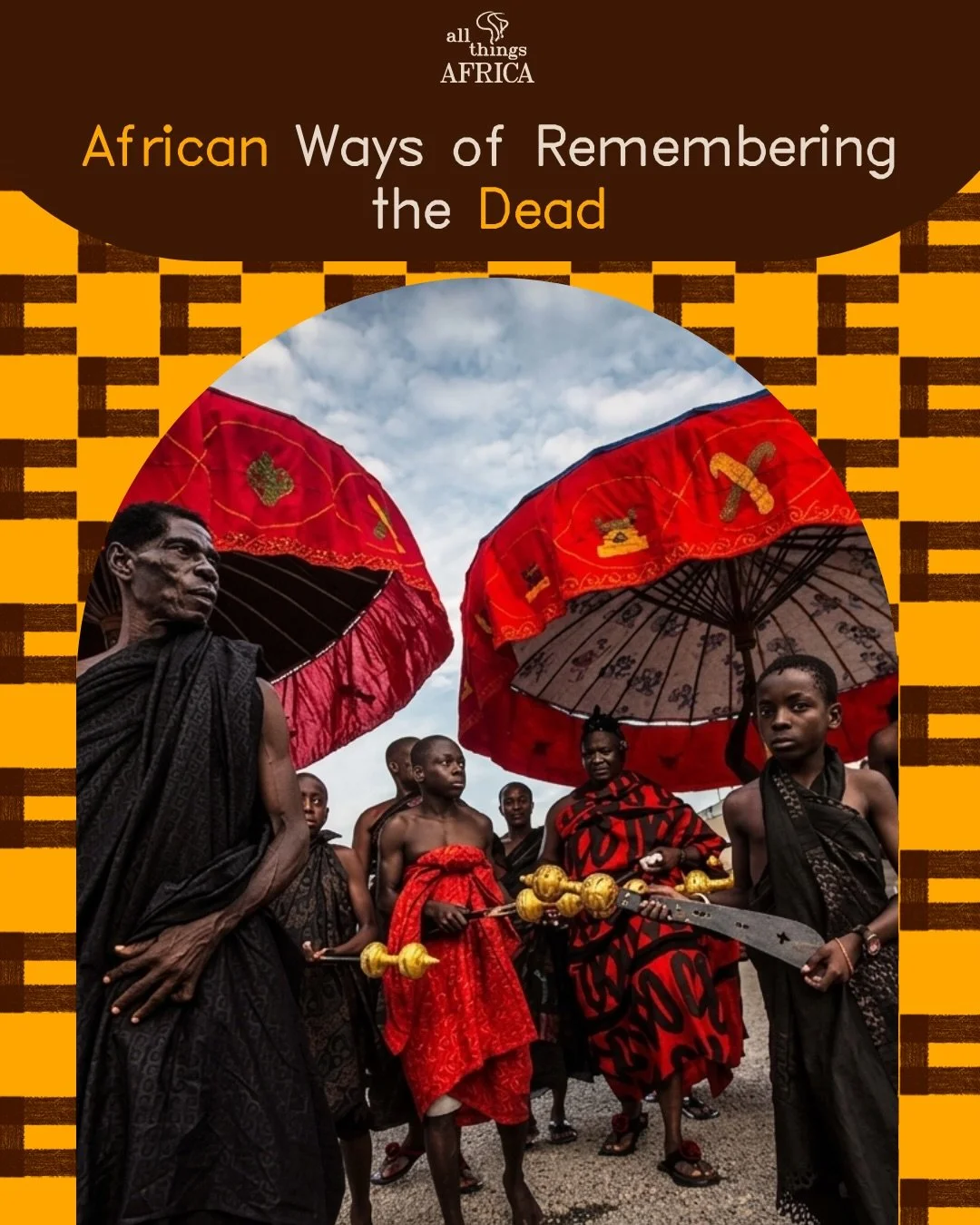African Ways of Remembering the Dead 🌍

In Africa, death is not the end of a conversation. It is a change of address.

For over 70,000 years, African societies have refused to forget. Memory was not left to chance. It was built into architecture, ca