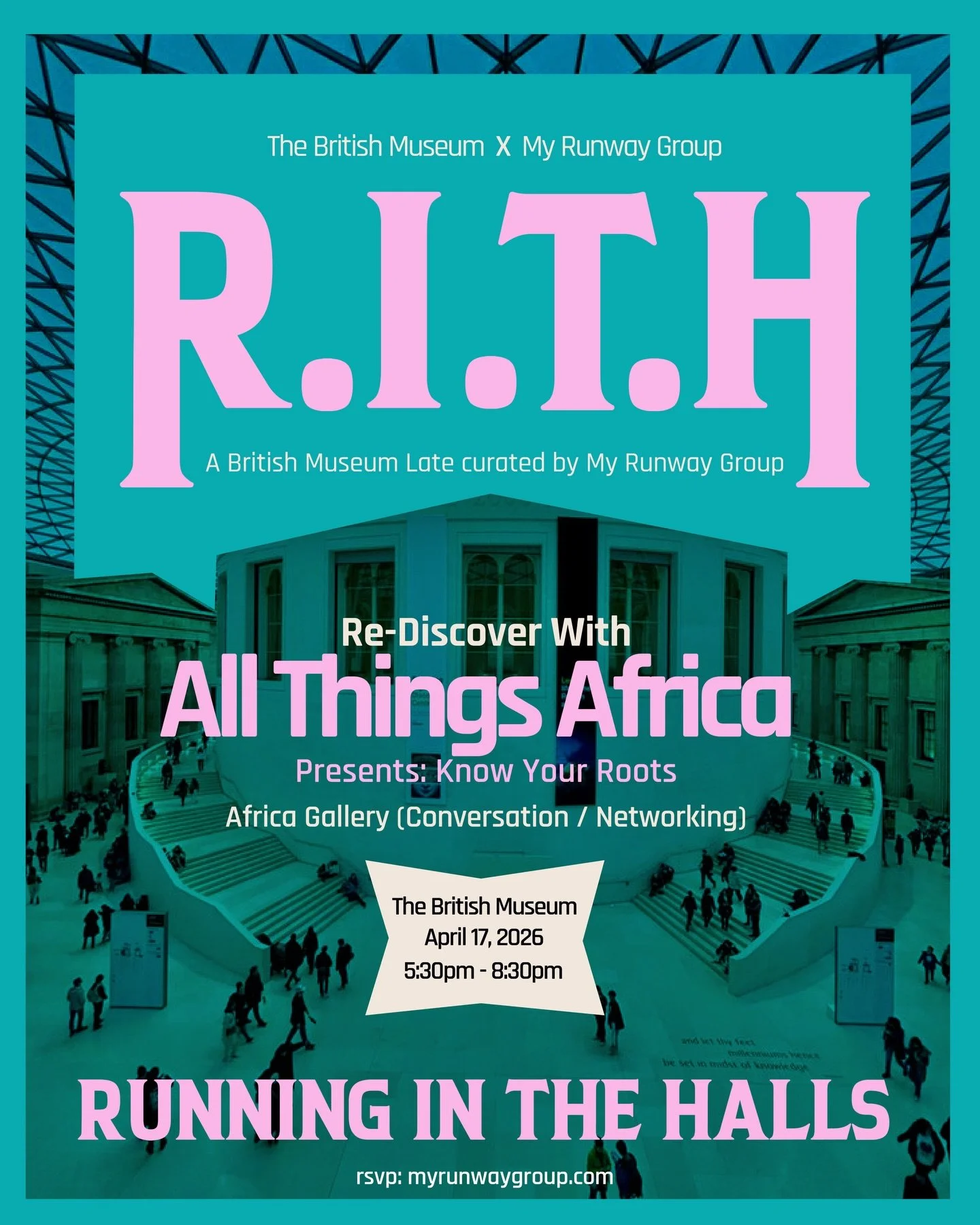RUNNING IN THE HALLS 🏛️ This Friday! 

All Things Africa will be part of a British Museum (@britishmuseum) Late curated by My Runway Group (@myrunwaygroup ) bringing Know Your Roots into one of the most historical spaces in the world.

And we are do