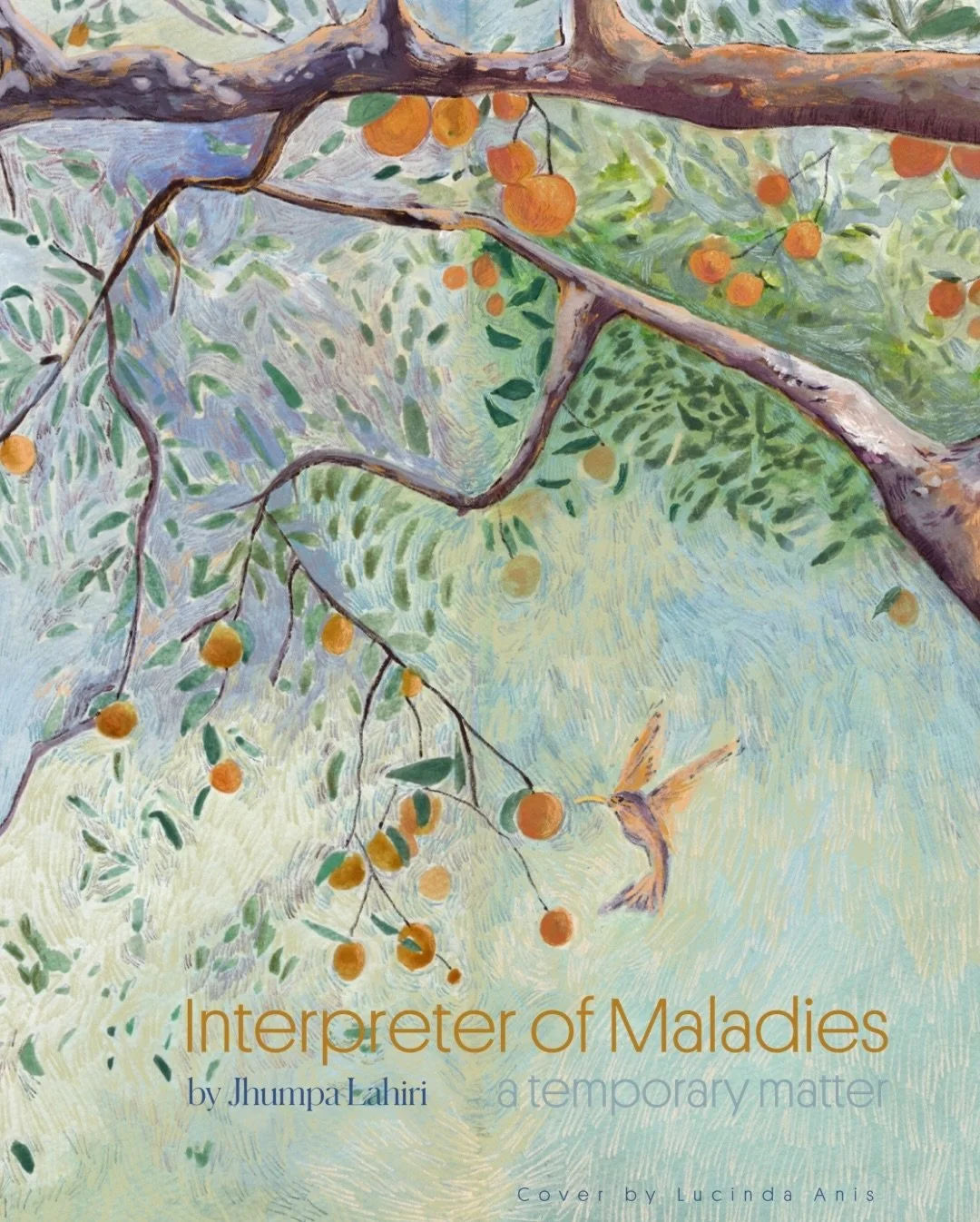 I finished my gouache study and turned it into a cover for my favourite short story ever written. And it is the first one by @lahirijhumpa from her wonderful Pulitzer Prize winning book Interpreter of Maladies. I always find myself returning to this 