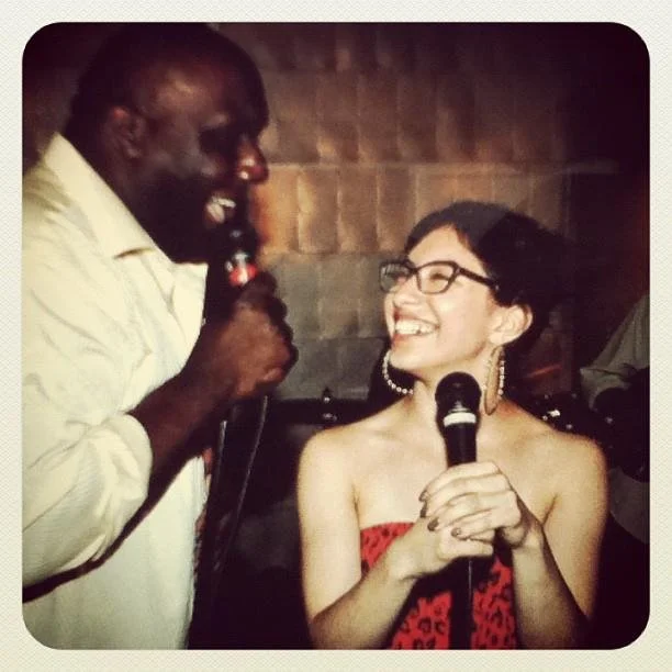 Leighton Paloma Performing at One Big Jam open mic