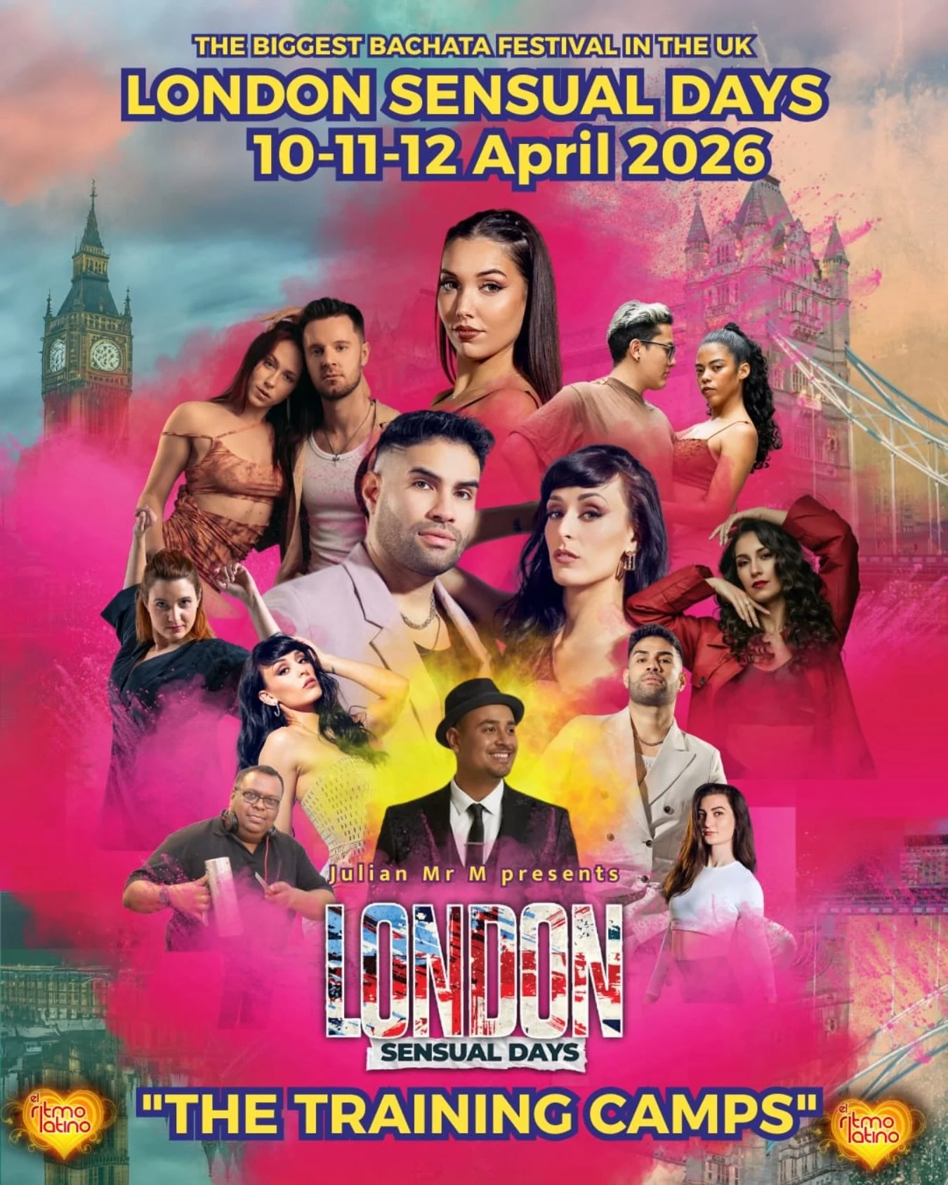 🔥 LONDON SENSUAL DAYS IS BACK 🔥
💃 THE TRAINING CAMPS 💃

Get ready for an unforgettable Bachata experience in London 🇬🇧

For 3 Days &amp; 5 Nights immerse yourself in workshops, socials, training, connection and world-class dancing with some of 