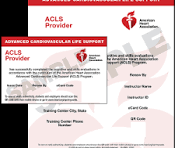 AHA ACLS e-card provider — Hands 2 Hearts
