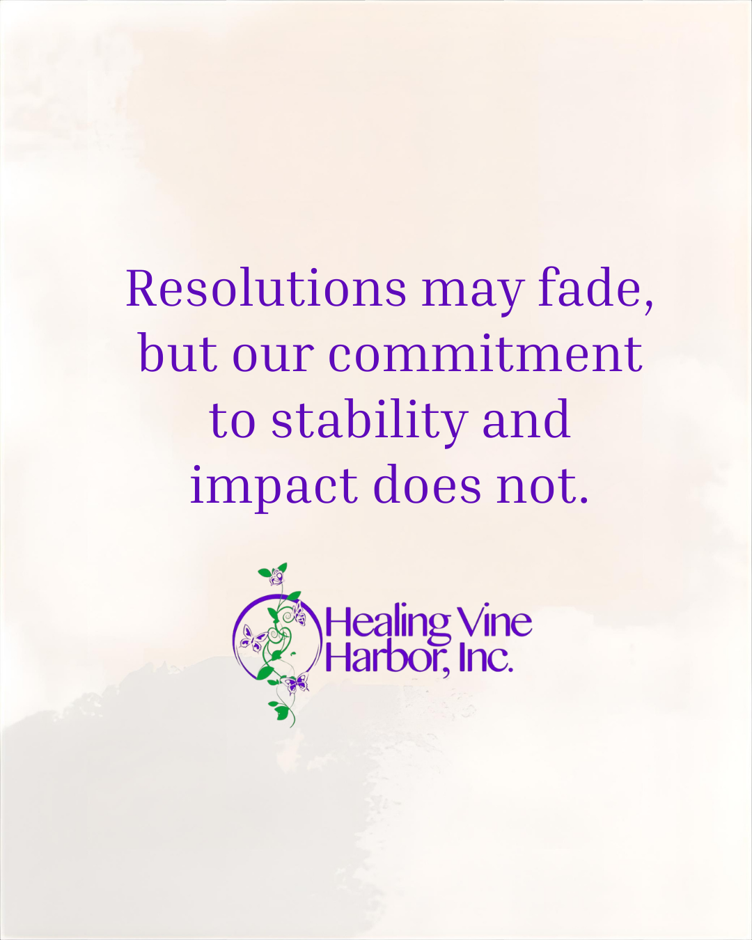 Resolutions may fade, but our commitment to stability and impact does not.