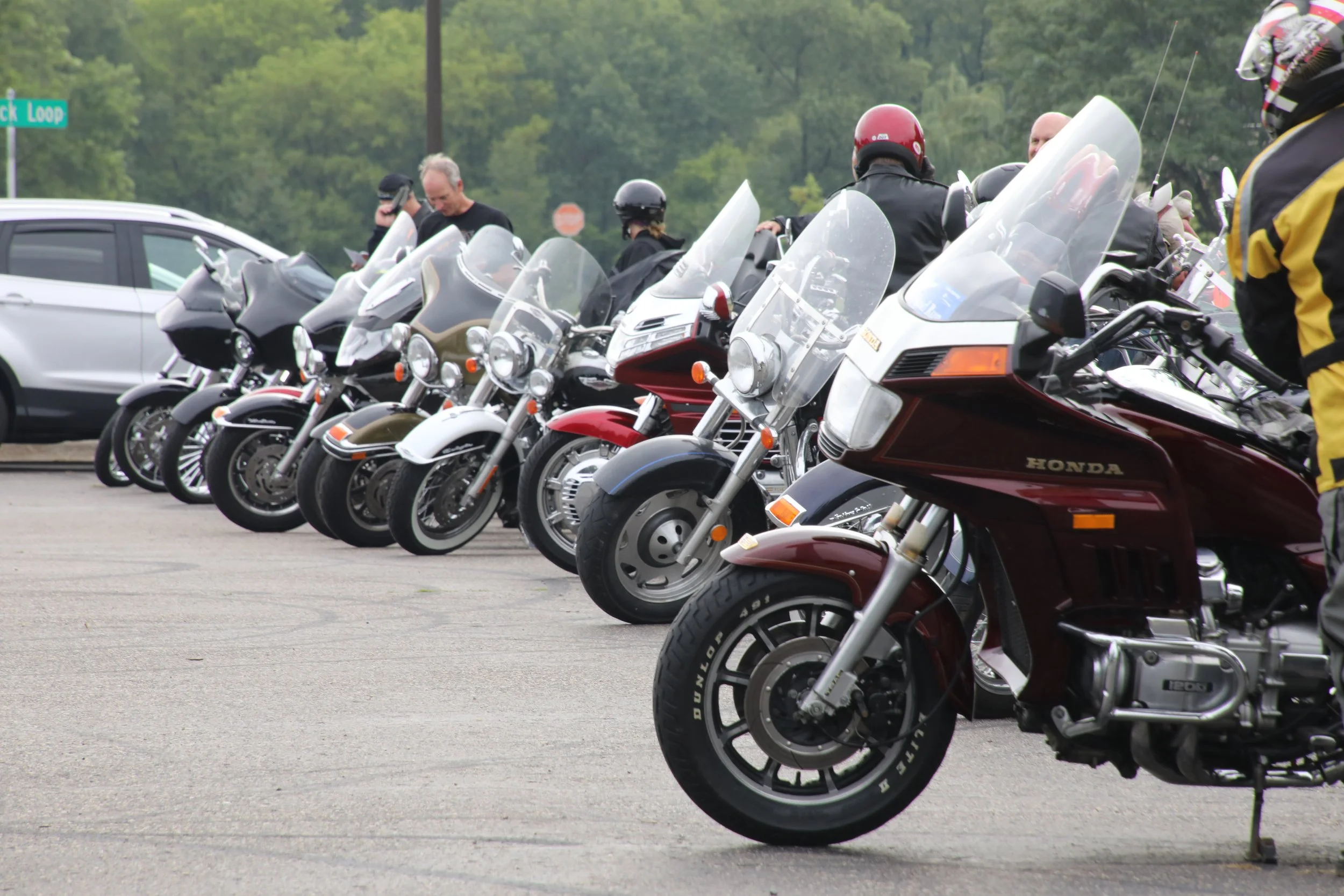 Motorcycle line-up