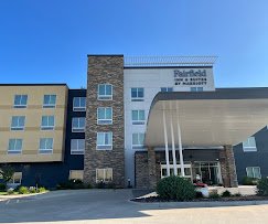 Front entrance of Fairfield Inn and Suites