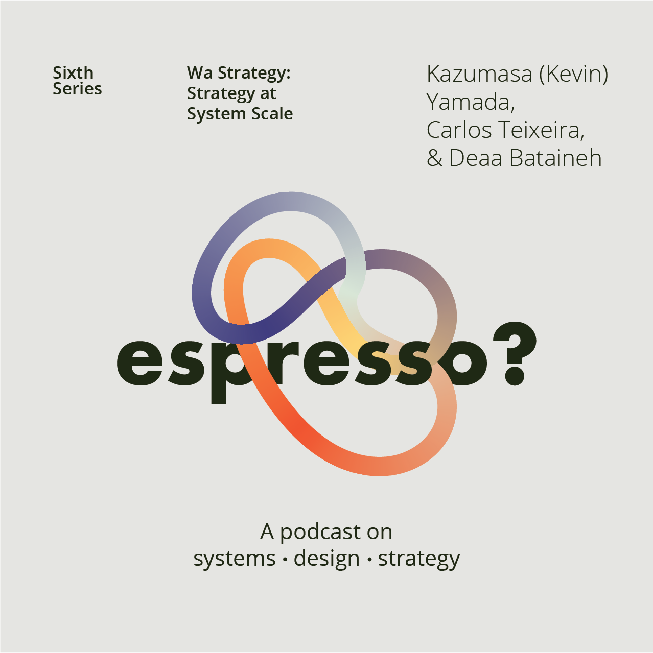 Podcast · espresso? on Wa (和) Strategy: Strategy at System Scale