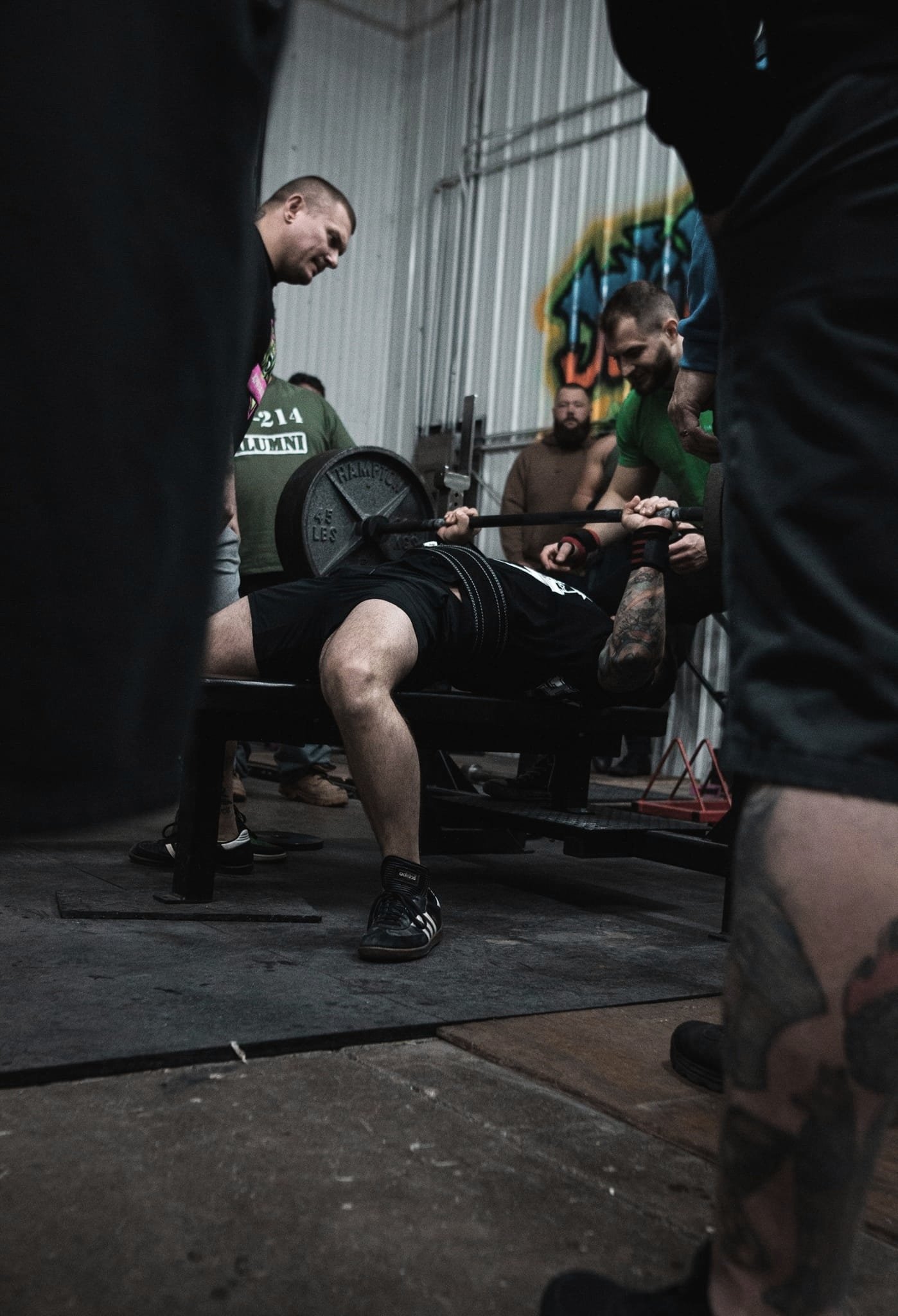 Bench Blast lifting at Alpha Evolution in Newark Ohio