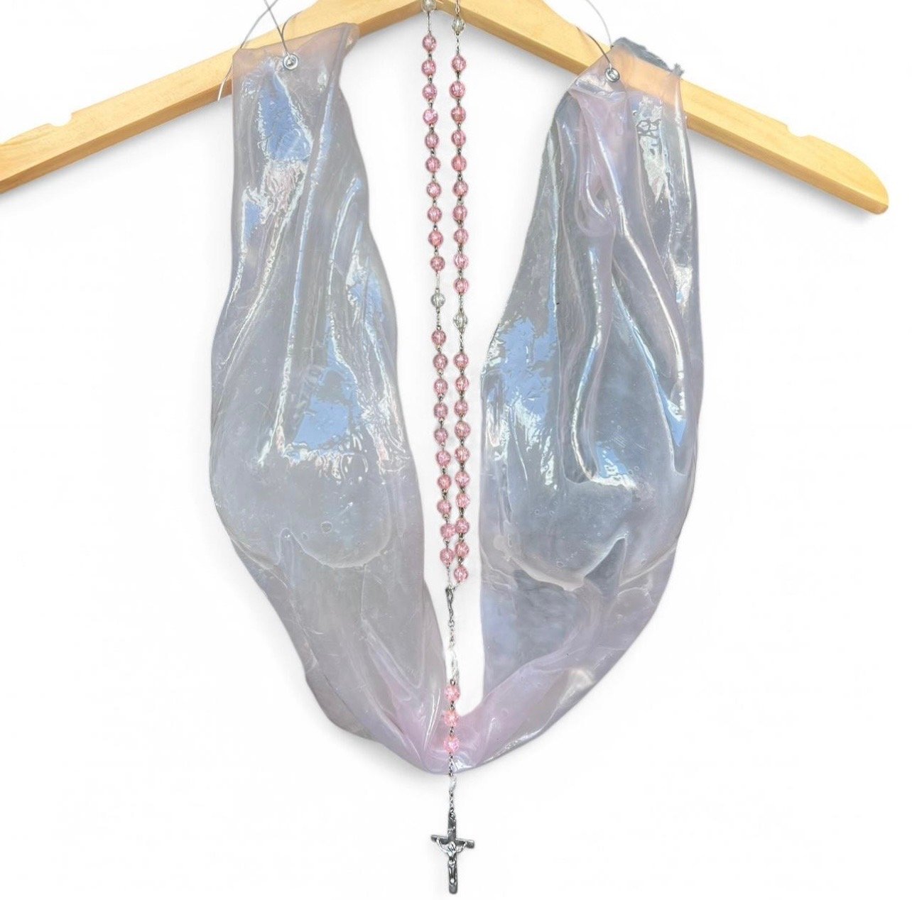 OPALESCENT SHEER WET TOP