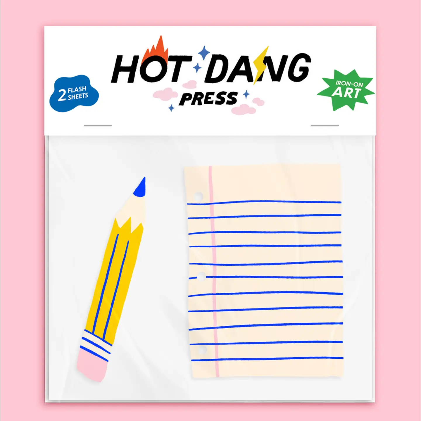 Pencil & Paper Buddies Iron-On