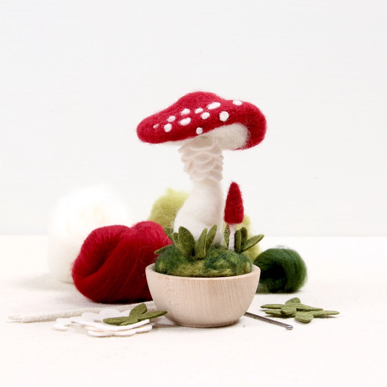 Crimson Toadstool Felting Kit