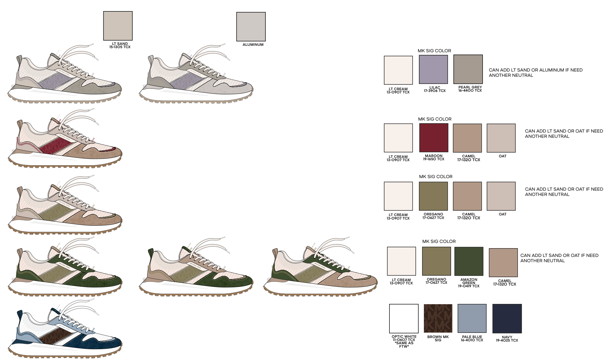 Sneaker Color Cads